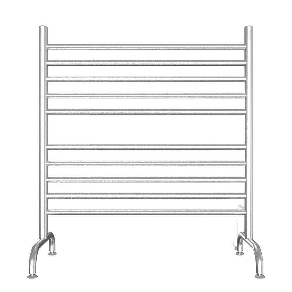 Amba Sauna Accessories SAFSB-33 - Brushed Amba Solo 33" Freestanding Towel Warmer