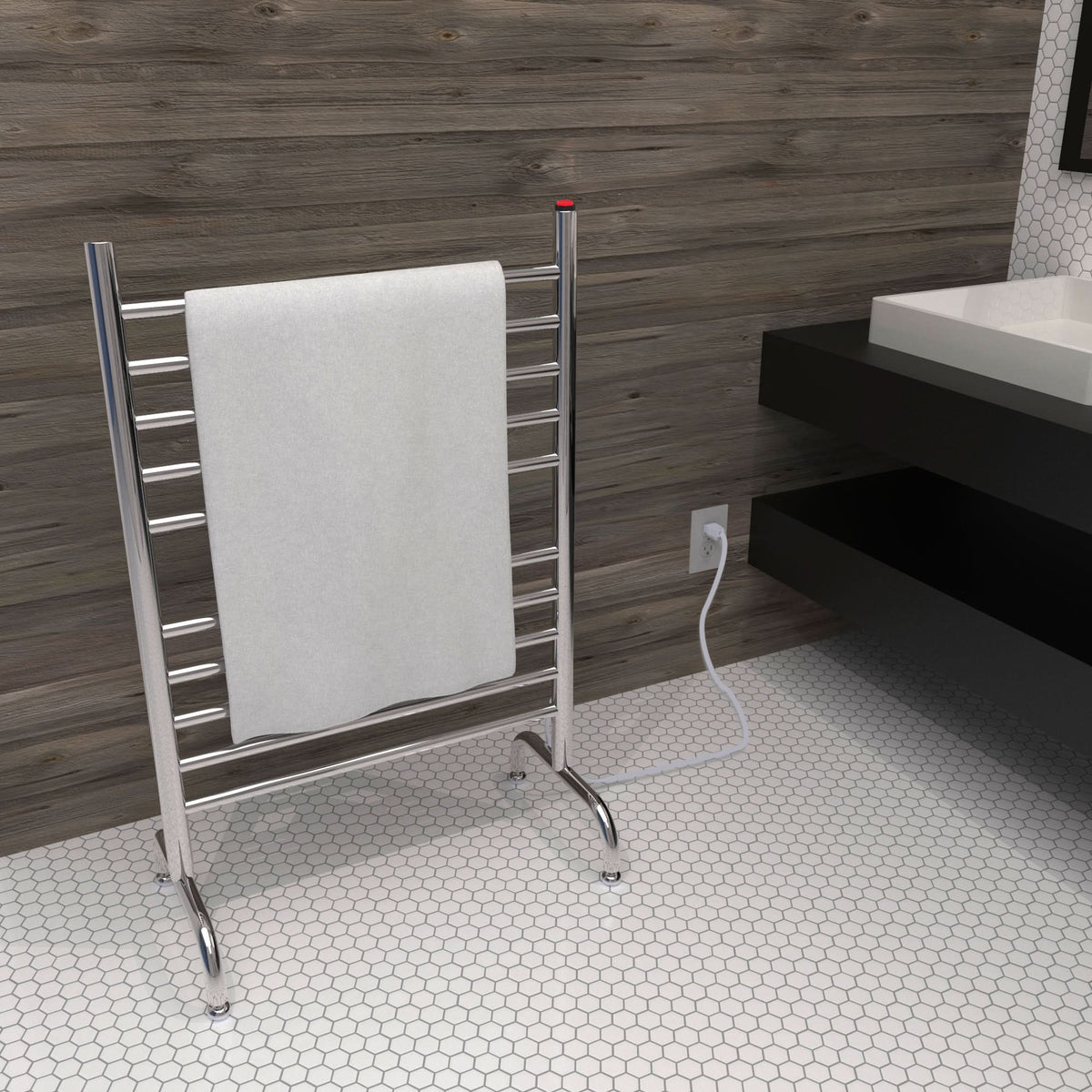Amba Sauna Accessories Amba Solo 24" Freestanding Towel Warmer
