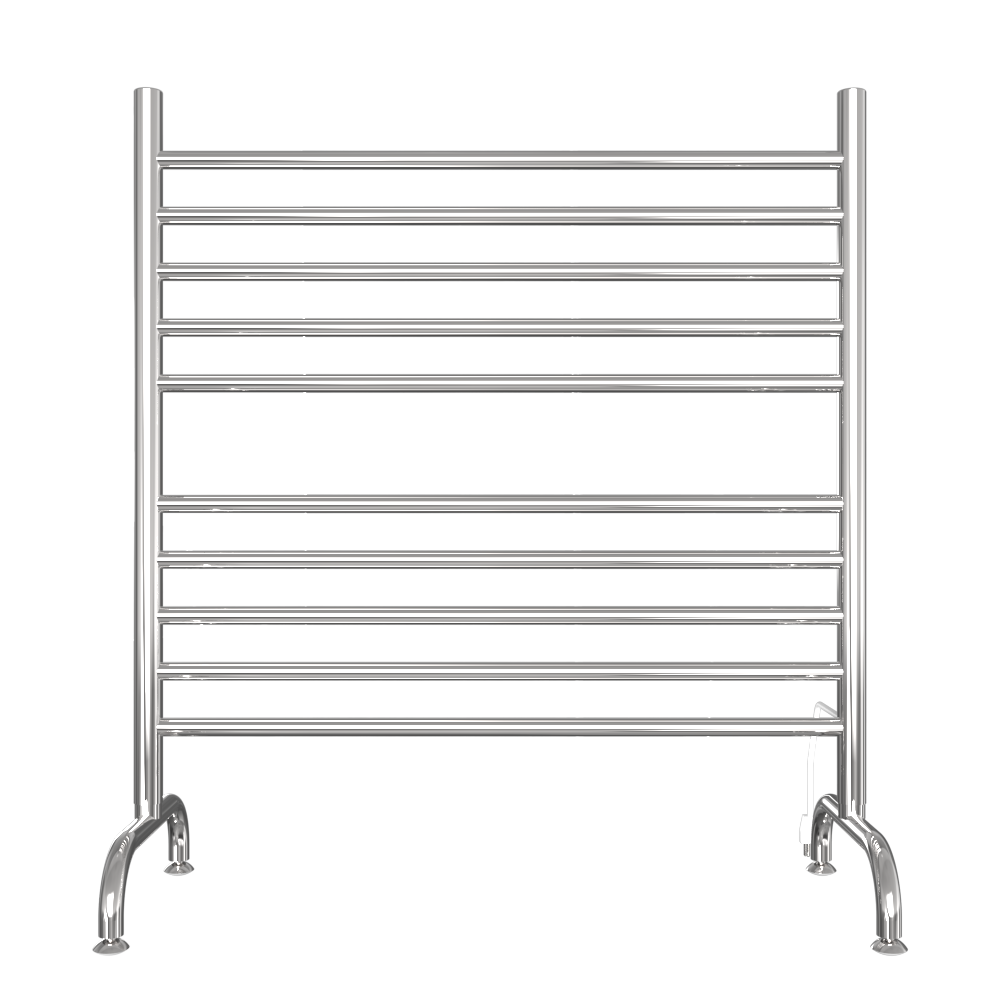Amba Sauna Accessories SAFSP-33 - Polished Amba Solo 33" Freestanding Towel Warmer
