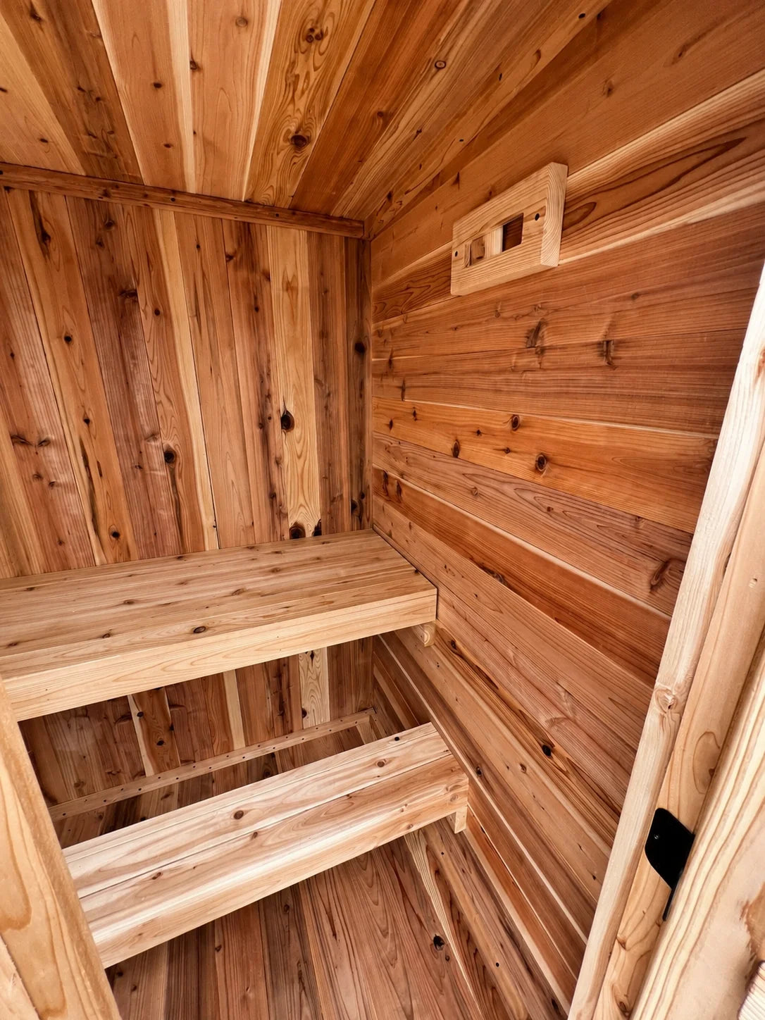 Sweat Kingdom Saunas Sweat Kingdom The Ridge 2 Person Outdoor Traditional Sauna