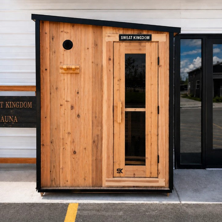 Sweat Kingdom Saunas Sweat Kingdom The Summit 2-6 Person Outdoor-Indoor Traditional Sauna