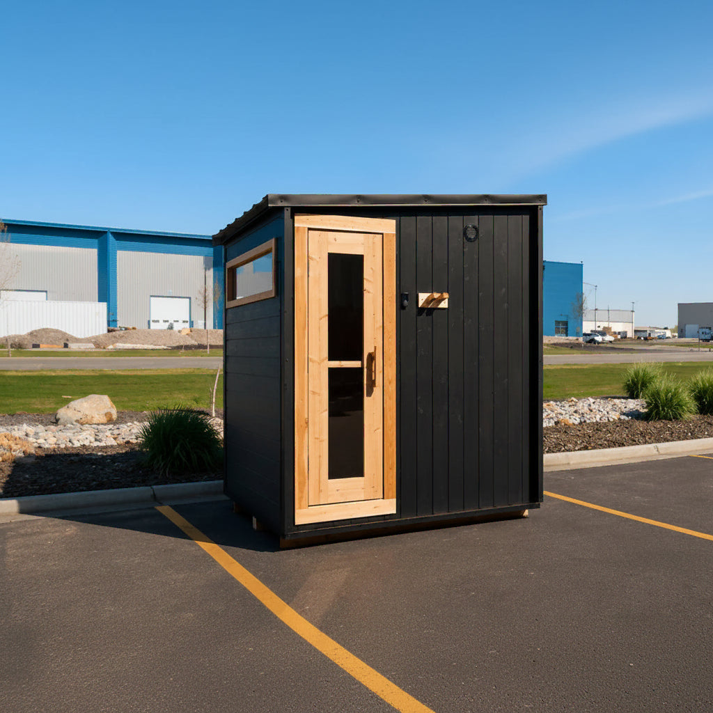 Sweat Kingdom Saunas Sweat Kingdom The Summit 2-6 Person Outdoor-Indoor Traditional Sauna