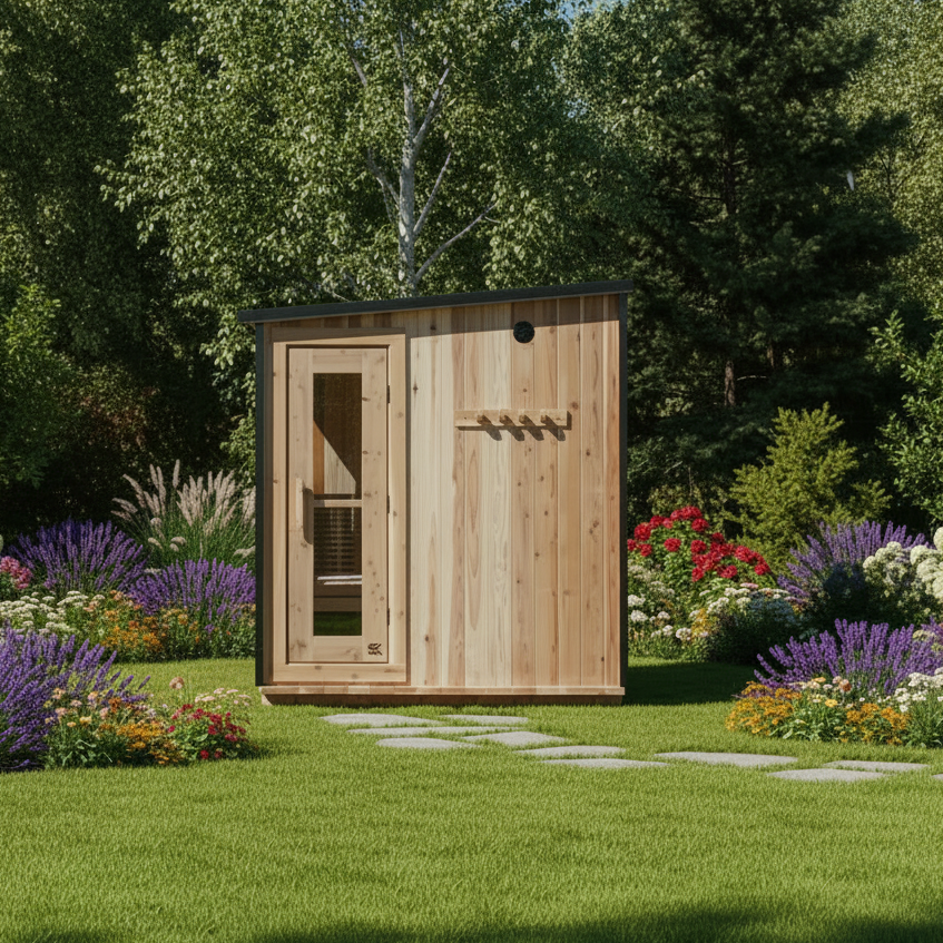 Sweat Kingdom Saunas Sweat Kingdom The Summit 2-6 Person Outdoor-Indoor Traditional Sauna
