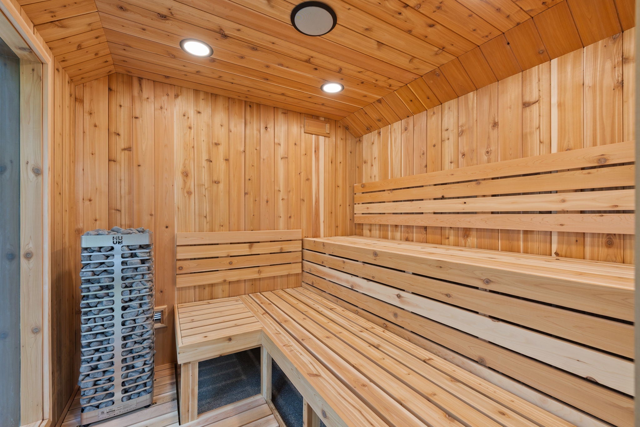Sweaty Yeti Saunas Sweaty Yeti Sauna Plus 6-8 Person Outdoor Sauna & Barrel Cold Plunge Cabin