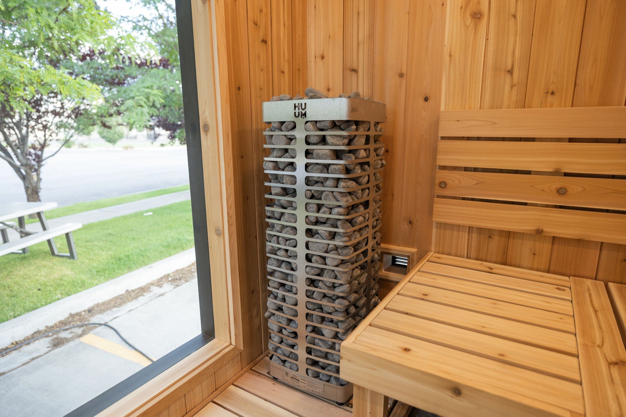 Sweaty Yeti Sauna Plus 6-8 Person Outdoor Sauna & Barrel Cold Plunge Cabin
