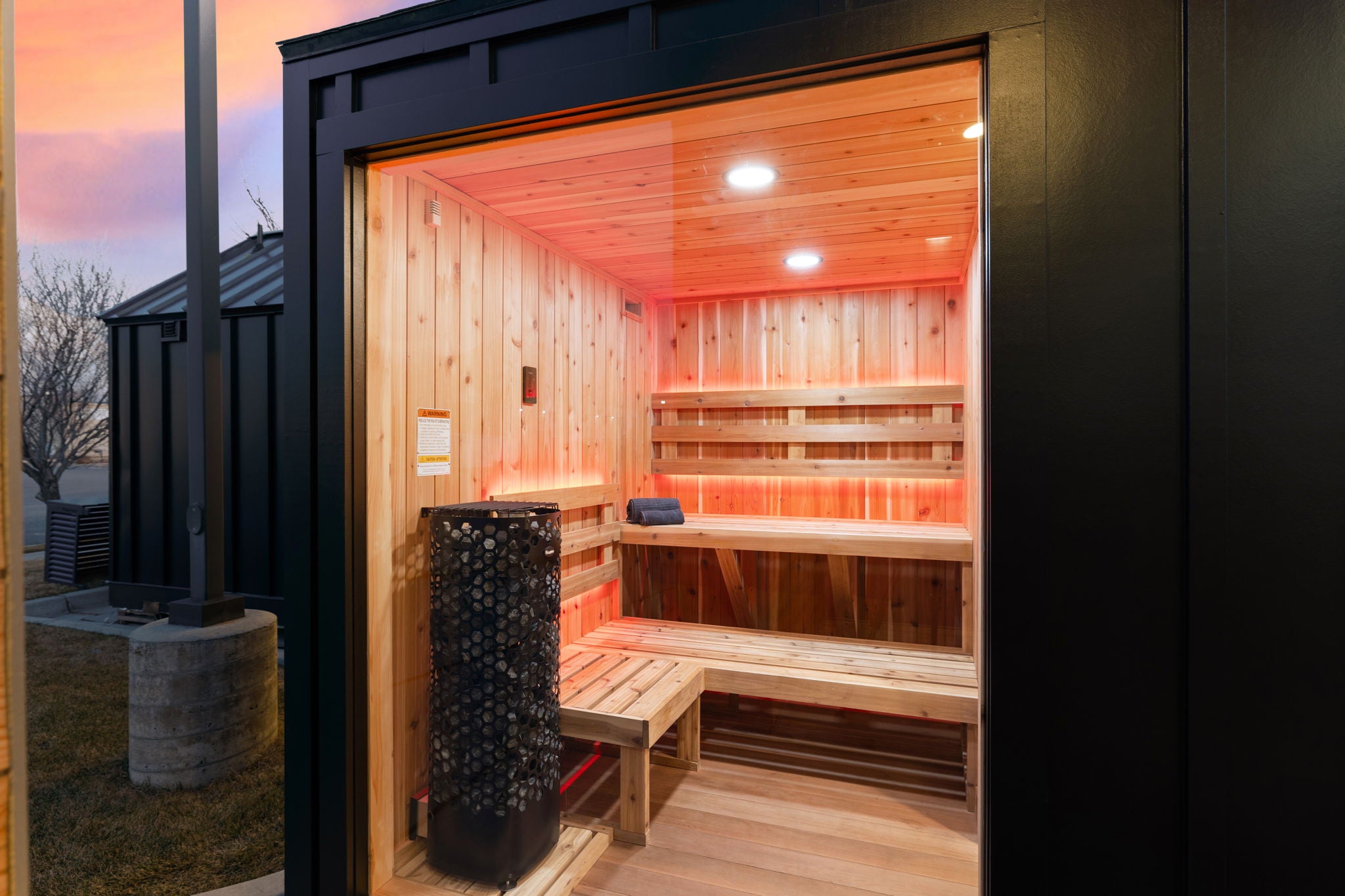 Sweaty Yeti Saunas Sweaty Yeti Sauna Fit 4-6 Person Outdoor Wellness & Fitness Cabin