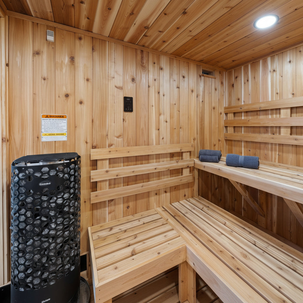Sweaty Yeti Saunas Sweaty Yeti Sauna Max 8-12 Person Outdoor Traditional Sauna Cabin