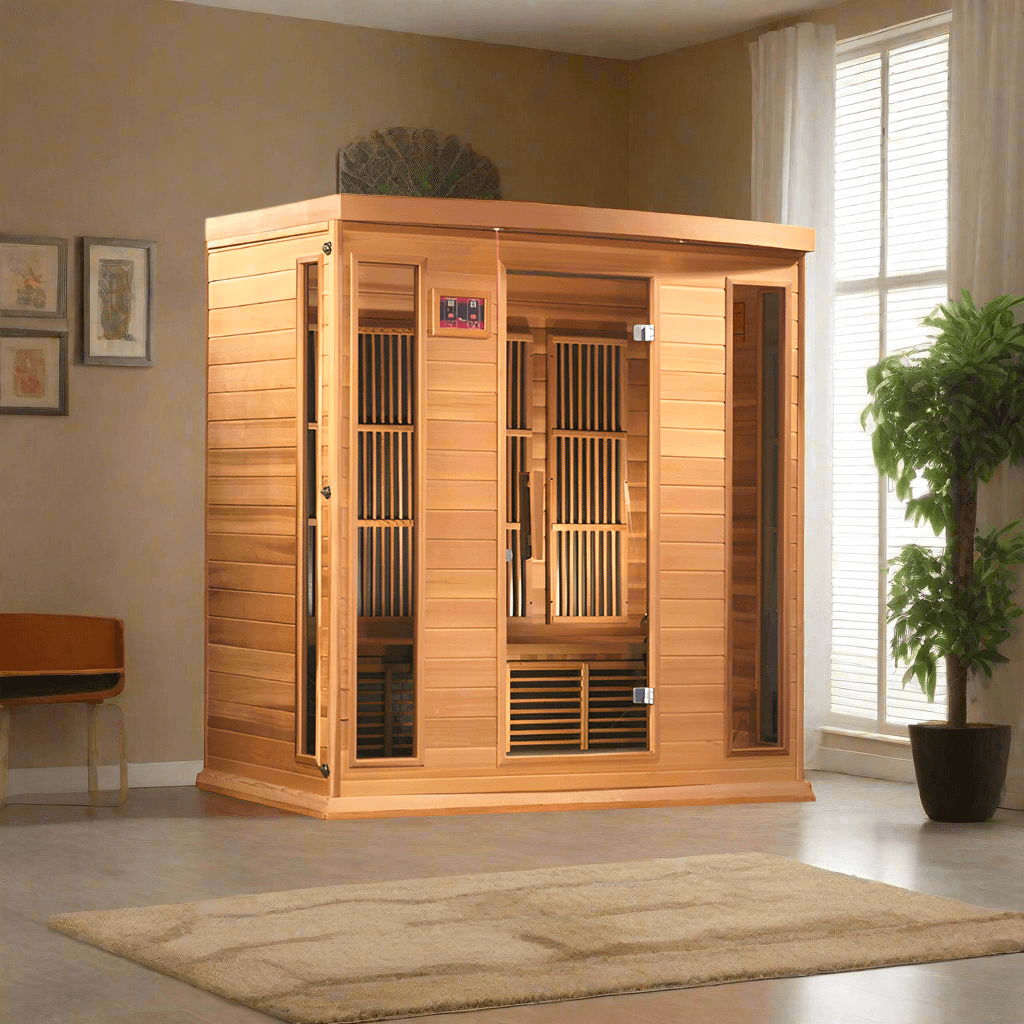 Golden Designs Maxxus Montilemar Edition 4 Person Near Zero EMF FAR Infrared Sauna