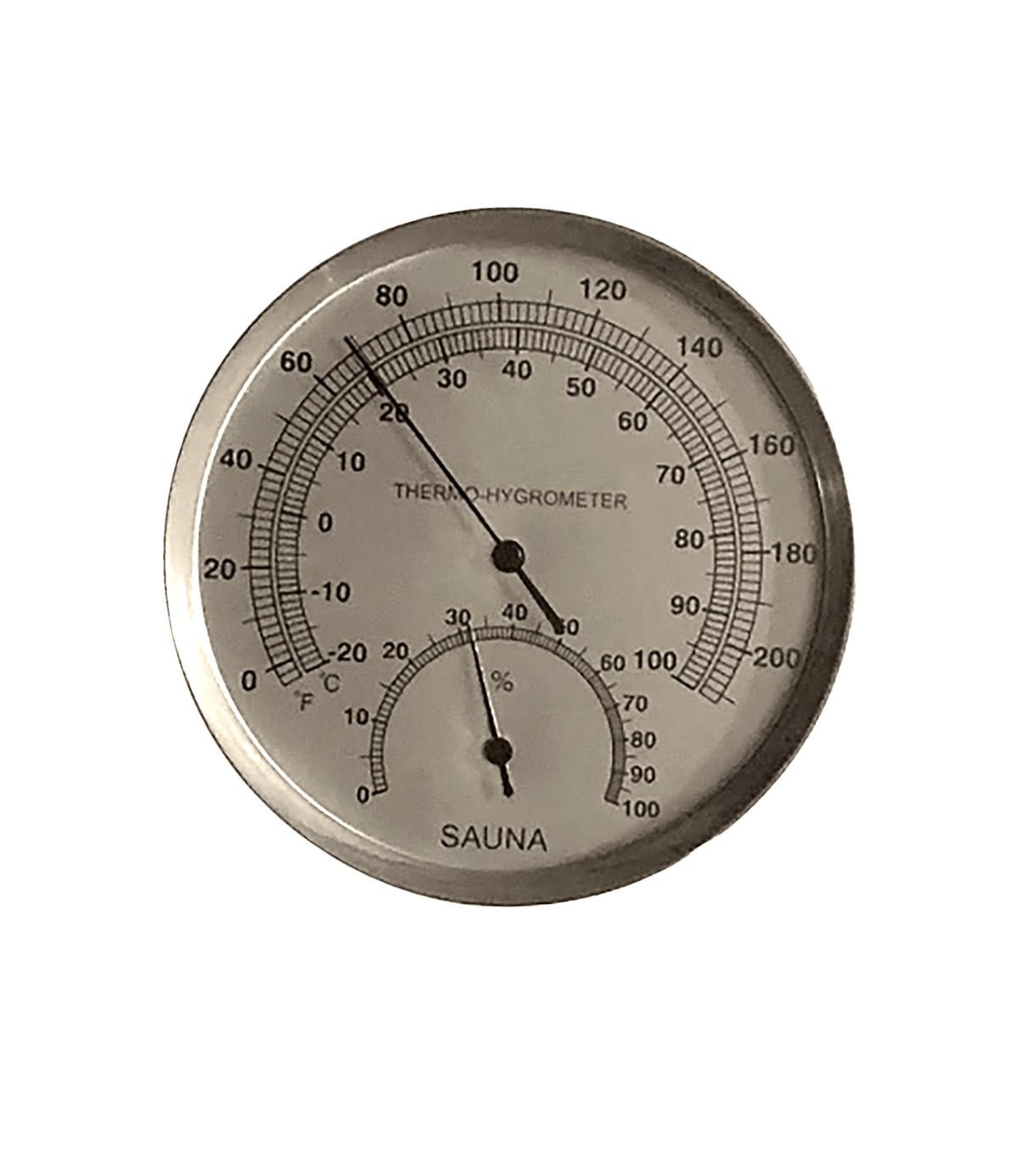 Almost Heaven Accessories Almost Heaven Sauna Thermometer - 4" Chrome