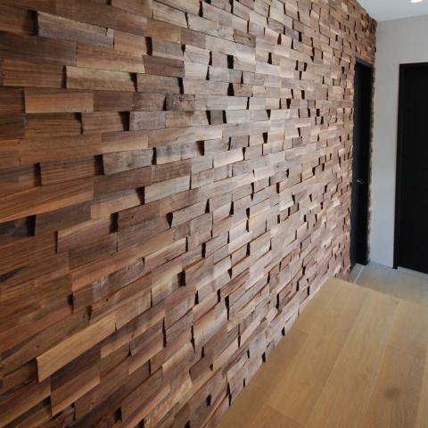 EmotionWood Trail 58 Thermo-Ash Decorative Sauna Wall Panel, 4.52" x 30.11"