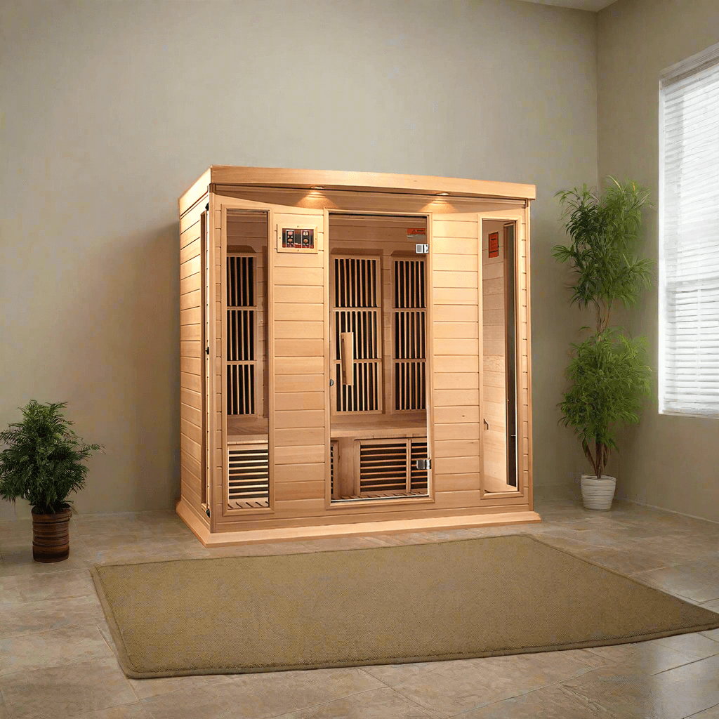 Golden Designs Saunas Golden Designs Maxxus 4 Person Low EMF FAR IR Sauna (MX-K406-01)