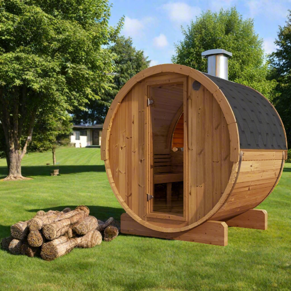 SaunaLife Model E8 6 Person Sauna Barrel