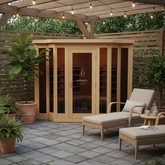 Saunacore Saunas Vu-Classic Style Western Red Cedar 