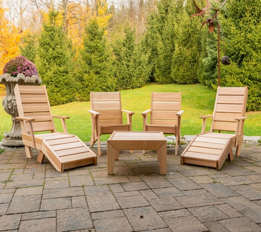 Dundalk LeisureCraft Outdoor Furniture Dundalk LeisureCraft Pacific Modern Collection