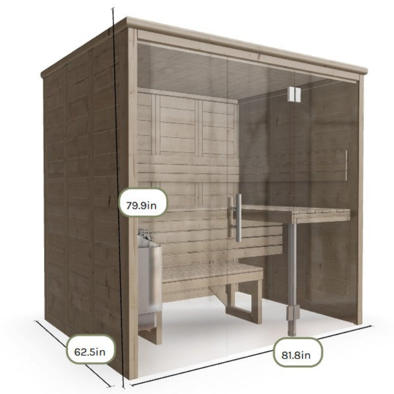 Almost Heaven Saunas Almost Heaven Worthington 4-6 Person Indoor Sauna