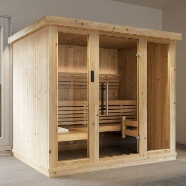 SaunaLife 4 to 6 Person Model X7 Indoor Home Sauna
