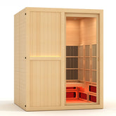 Golden Designs Saunas Golden Designs 2026 Model "YOGA1" 3 Person Full Spectrum Near Zero EMF FAR IR Sauna (MX-8166-03)