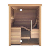 Auroom Baia Glass 2 person Indoor Sauna - Thermo-Aspen