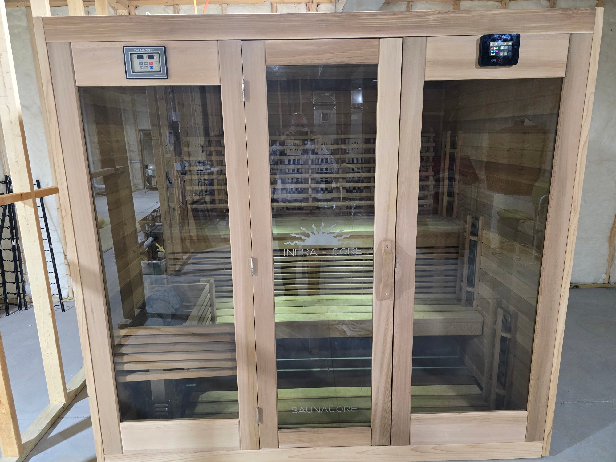 Saunacore Saunas SaunaCore Infrared Infra-core Premium Dual Sauna