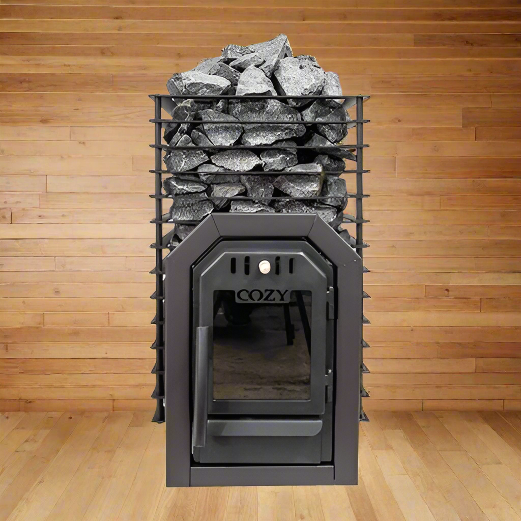 Cozy Heat Heaters Cozy Heat Quattro Thru-Wall Sauna Stove