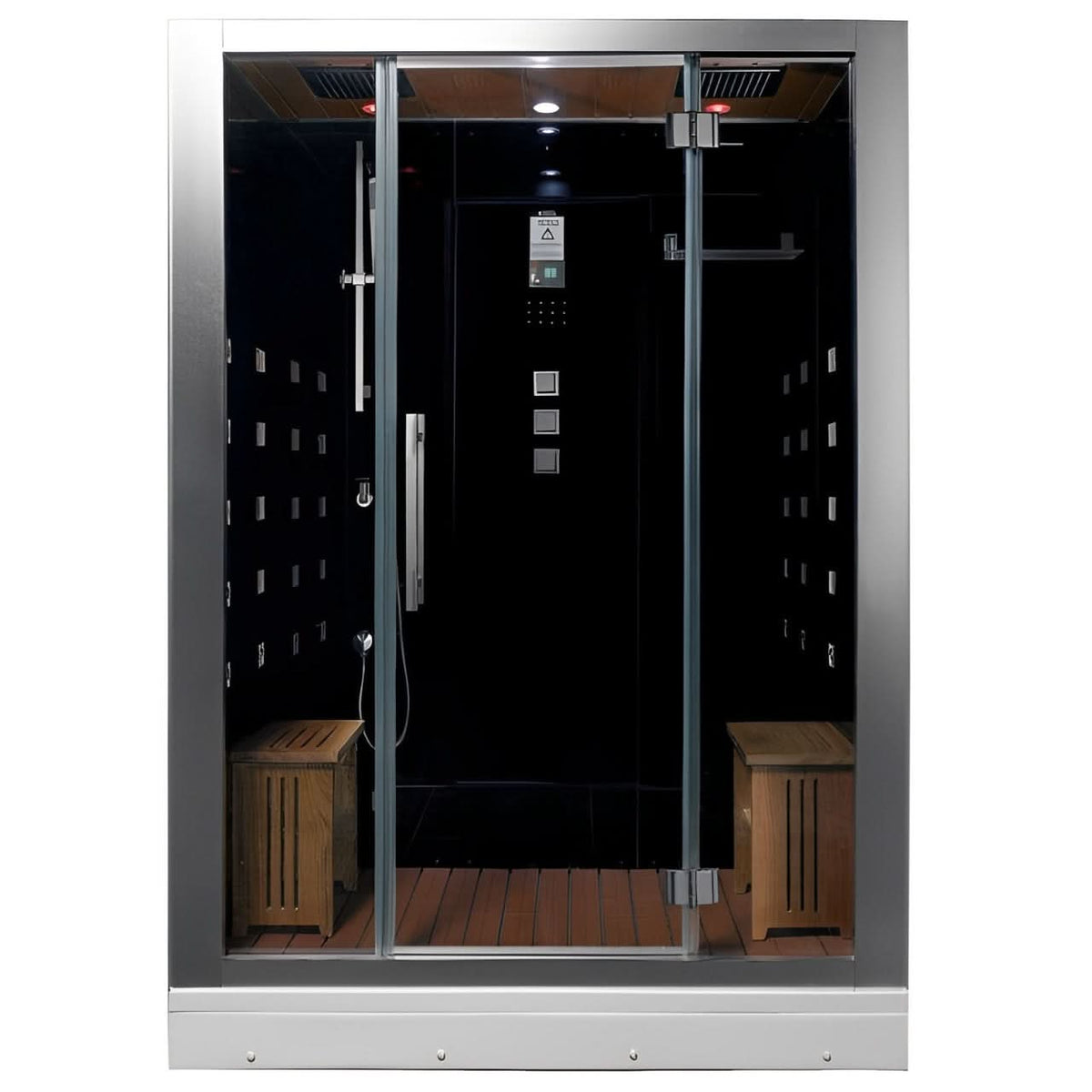 Platinum DZ959F8 2 Person Walk-In Steam Shower - My Sauna World