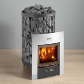 Harvia Legend 300 Duo Wood Burning Sauna Stove/Fireplace Combo