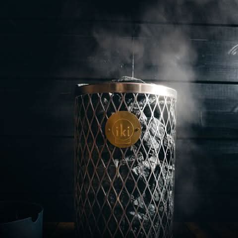 IKI Heaters IKI 6.6B Pillar Series 6.6kW Sauna Heater, Built-In Controls