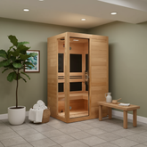 Golden Designs Lucca 2 Person Ultra Low EMF Sauna | My Sauna World