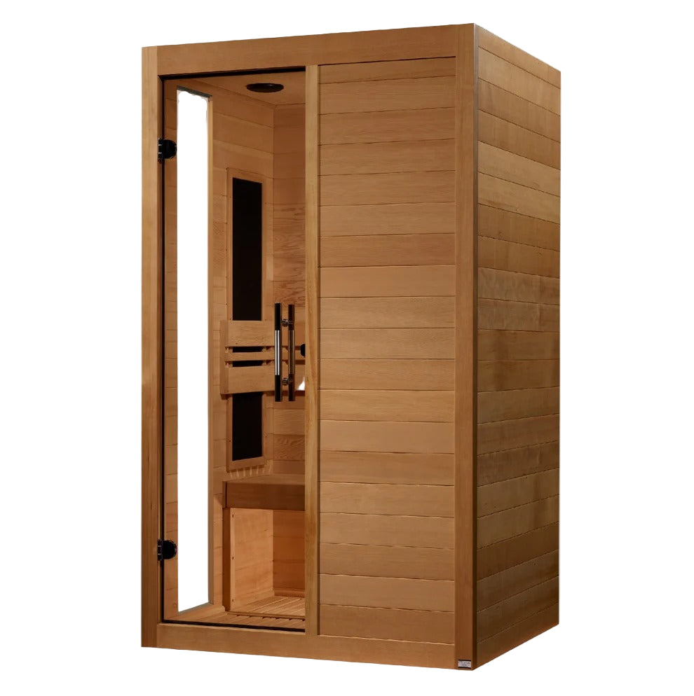 Golden Designs Saunas Golden Designs Dynamic Lucca 2 Person Ultra Low EMF FAR IR Sauna (DYN-6215-05)