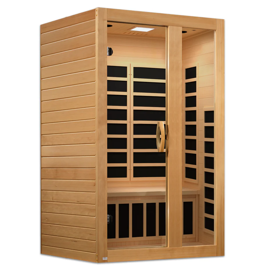 Golden Designs Saunas Golden Designs Dynamic Serena 2 Person Ultra Low EMF FAR IR Sauna (DYN-6229-01 Elite)