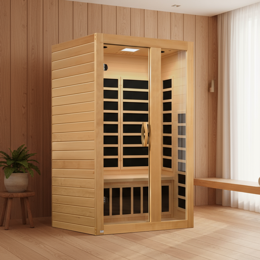 Golden Designs Saunas Golden Designs Dynamic Serena 2 Person Ultra Low EMF FAR IR Sauna (DYN-6229-01 Elite)