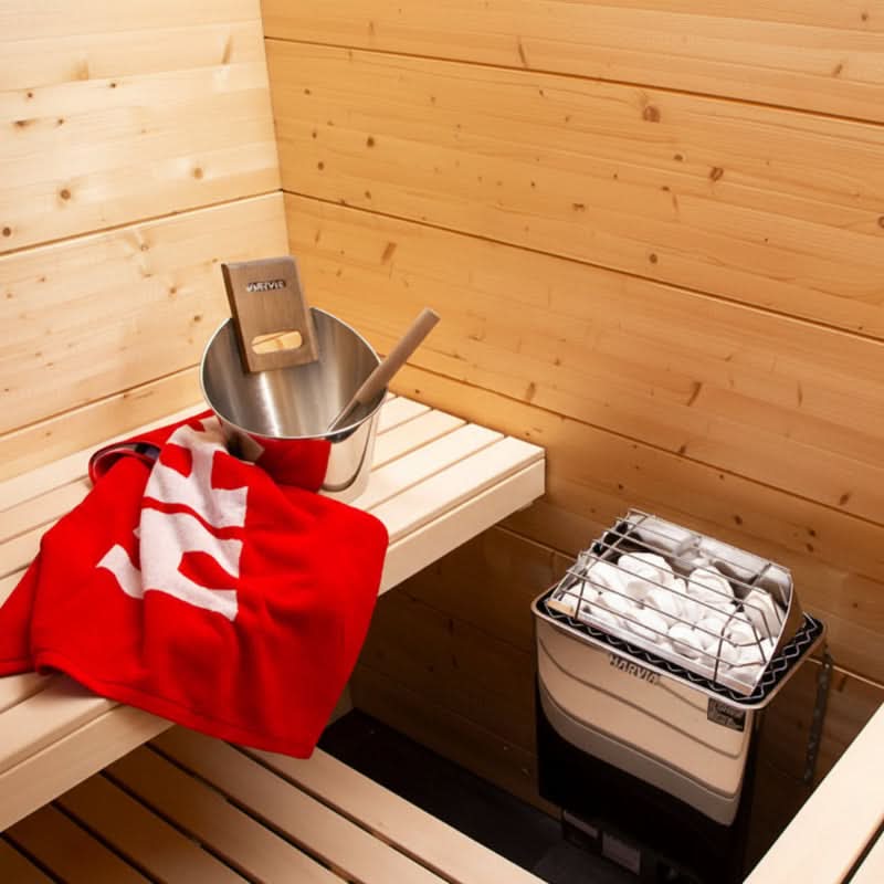 Harvia KIP80B 8kW Electric Sauna Heater w/ Built-in Controls