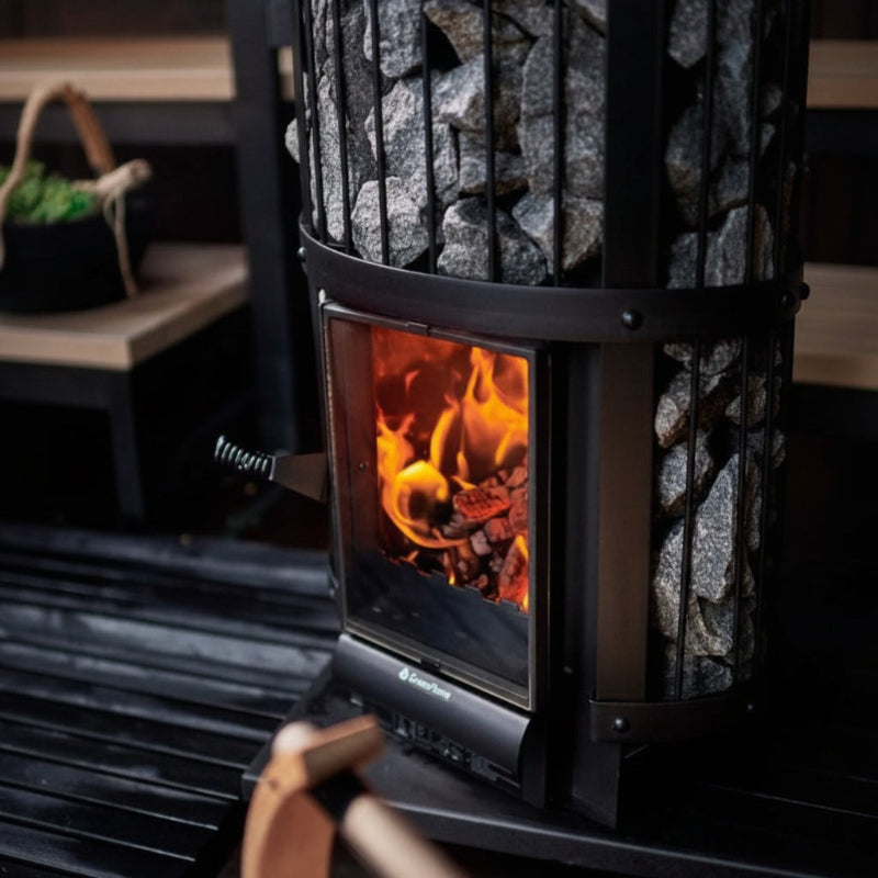 Harvia Heaters Harvia Legend 240 Green flame 15.9kW Wood Burning Sauna Stove