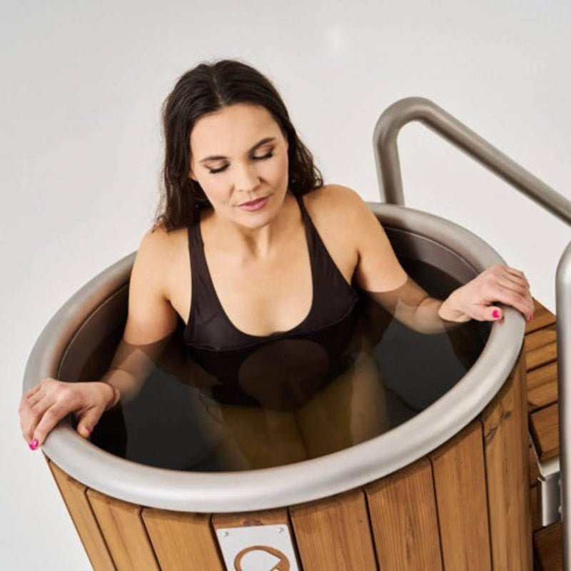 Icetubs Cold Plunge Tubs Icetubs IceBarrel Thermowood & Stainless Cold Plunge Tub