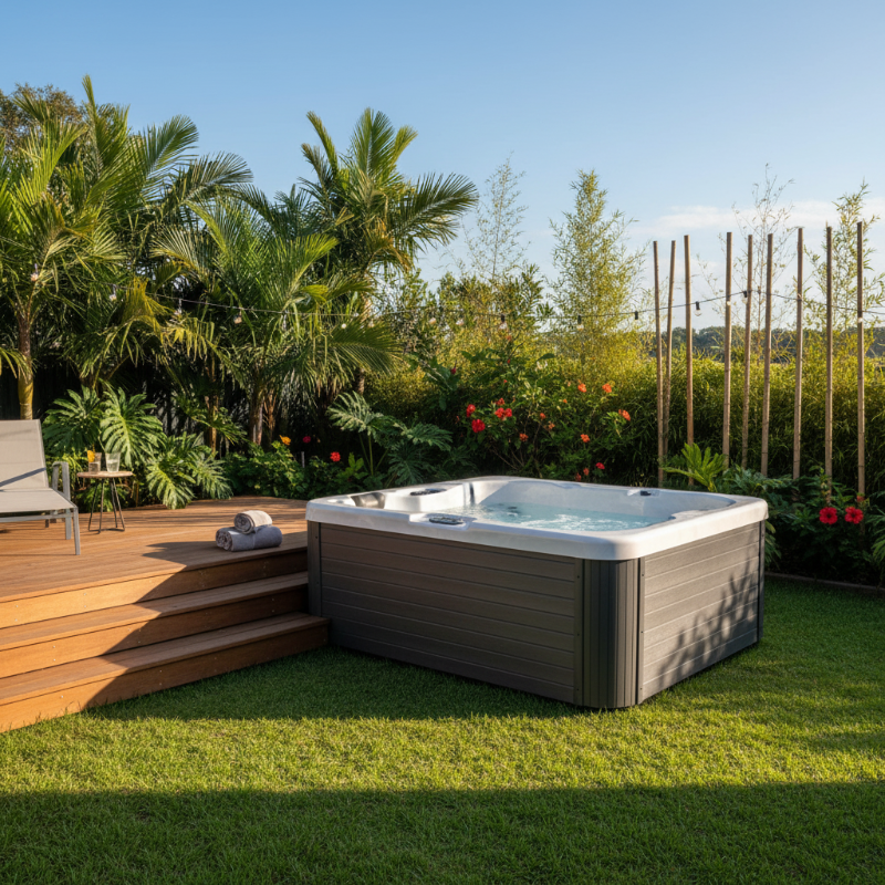 Luxury Spas Hot Tubs Luxury Spas Allure 3 Person Hybrid Plug N Play Hot Tub