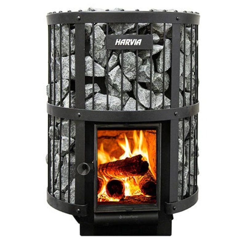 Harvia Heaters Harvia Legend 240 Green flame 15.9kW Wood Burning Sauna Stove