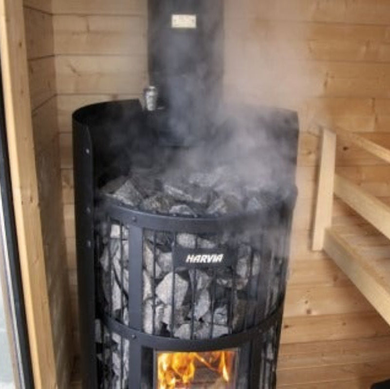 Harvia Heaters Harvia Legend 240 Green flame 15.9kW Wood Burning Sauna Stove