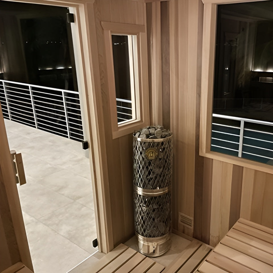 IKI Heaters IKI Pillar 9B 9kW Electric Sauna Heater with Built-In Controls