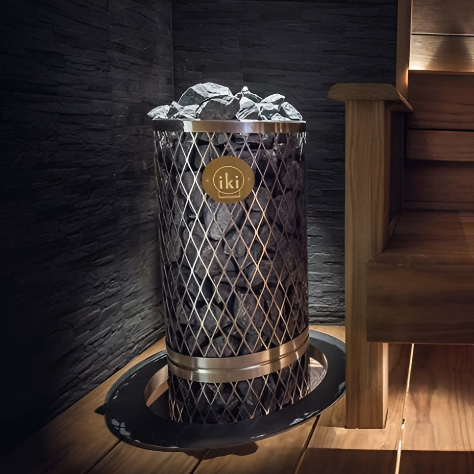 IKI Heaters IKI Pillar 9B 9kW Electric Sauna Heater with Built-In Controls