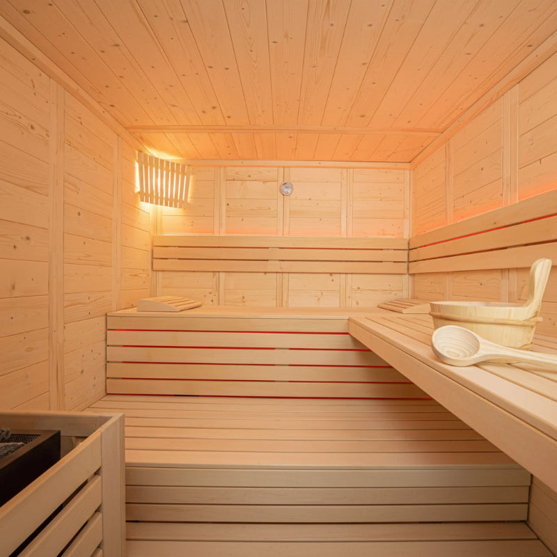 Almost Heaven Saunas Almost Heaven Wolfpine 2-5 Person Indoor Sauna — Heritage Collection