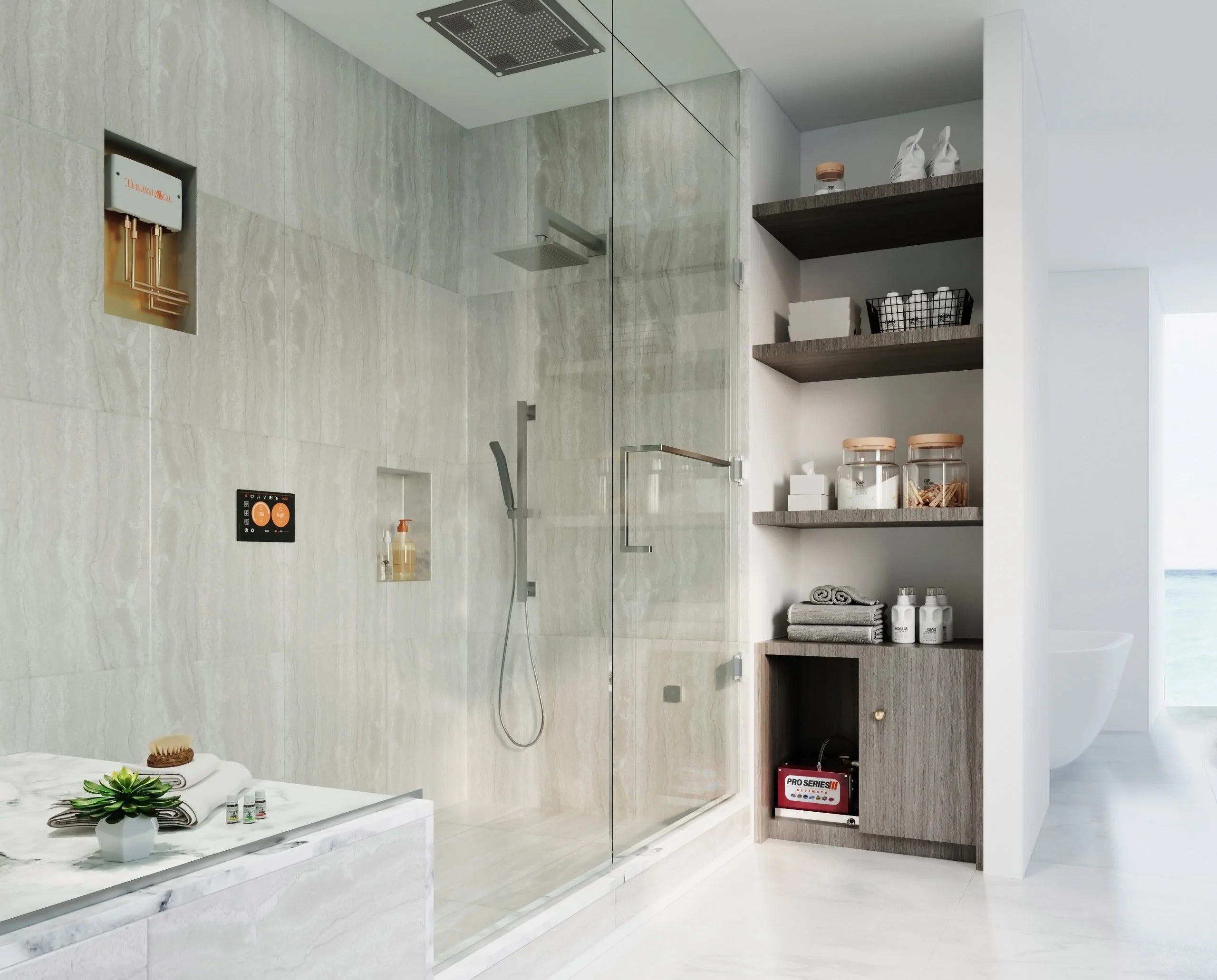ThermaSol Steam Shower Generator ThermaSol PROIII-84 PRO Series II 6kW Ultimate Steam Shower Generator