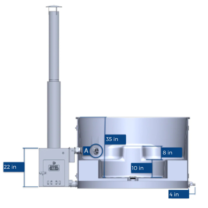 Almost Heaven Saunas & Hot Tubs Almost Heaven Huntington 6 Person Barrel Sauna & Almost Heaven Serenity 4 Person Wood Fired Hot Tub