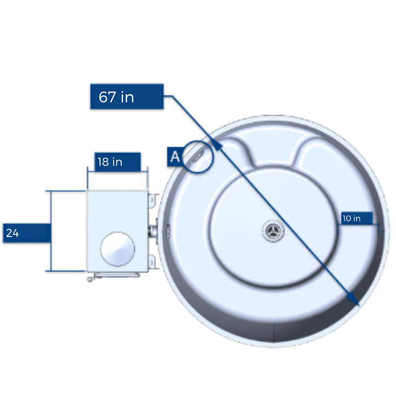 Almost Heaven Saunas & Hot Tubs Almost Heaven Huntington 6 Person Barrel Sauna & Almost Heaven Serenity 4 Person Wood Fired Hot Tub