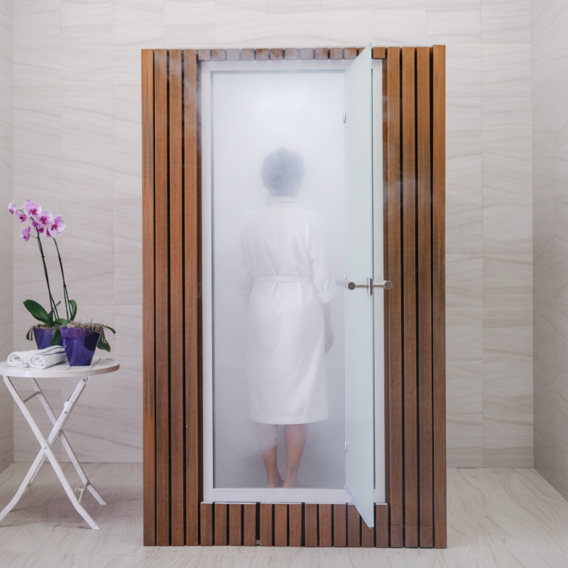 GeyserSteam Saunas GeyserSteam Fly Geyser 2-Person Outdoor Steam Room
