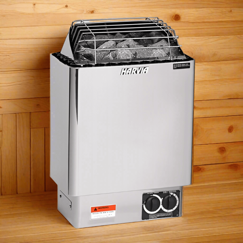 Harvia KIP80B 8kW Electric Sauna Heater w/ Built-in Controls