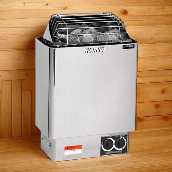 Harvia KIP80B 8kW Electric Sauna Heater w/ Built-in Controls