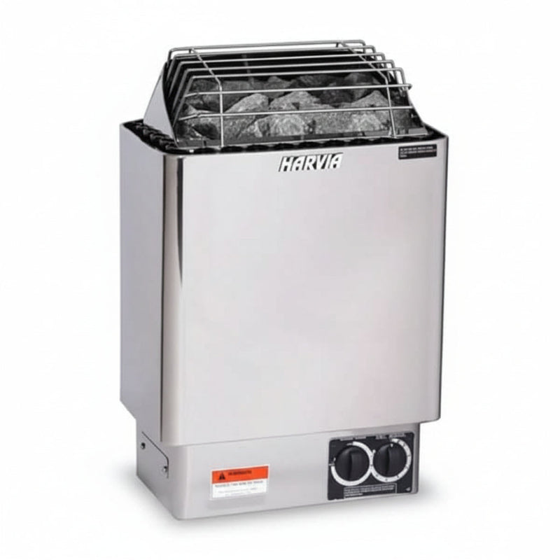 Harvia Heaters Harvia KIP60B 6kW Electric Sauna Heater with Built-in Controls