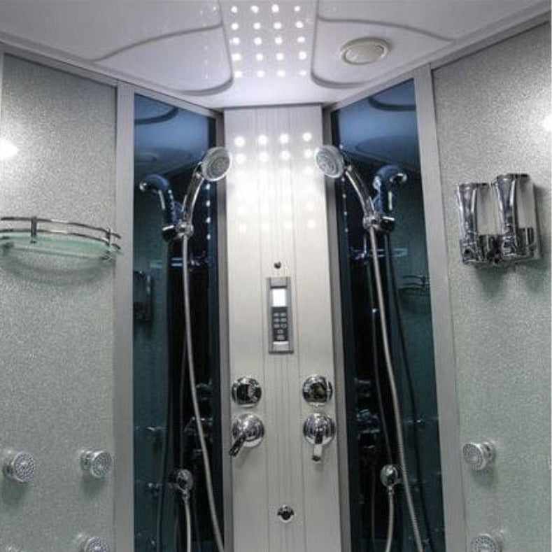 Mesa WS-701 2 Person Walk-In Steam Shower with Jetted Tub