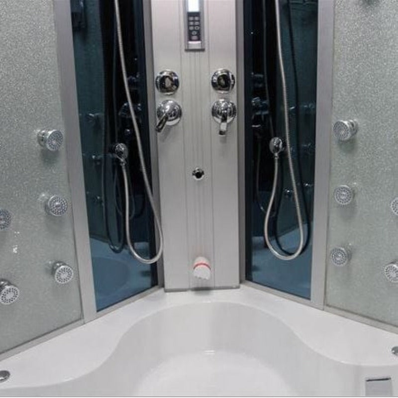 Mesa WS-701 2 Person Walk-In Steam Shower with Jetted Tub