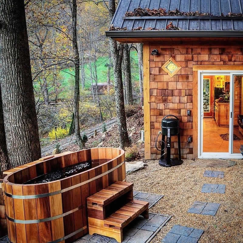 Northern Lights Hot Tubs Northern Lights Electric 2 Person Ofuro Tub Package